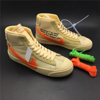 Nike blazer off white on sale pumpkin